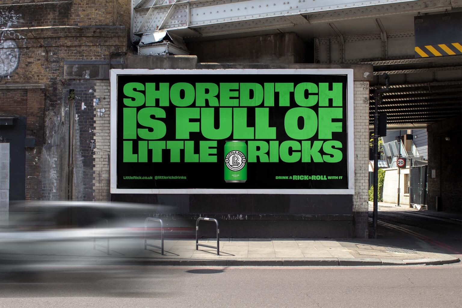 Little Rick Shoreditch Poster by Now, London Advertising agency